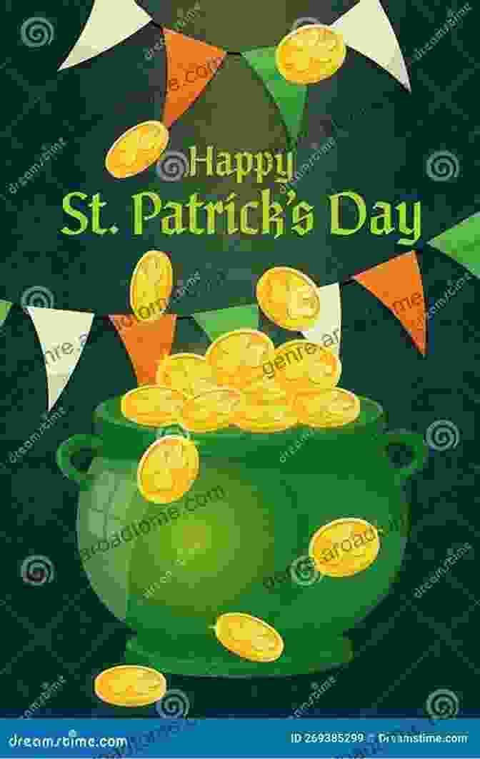 A Child Holding Up A Pot Of Gold Coin Garland St Patrick S Day Crafts For Kids: Happy St Patrick S Day Gift For Kids