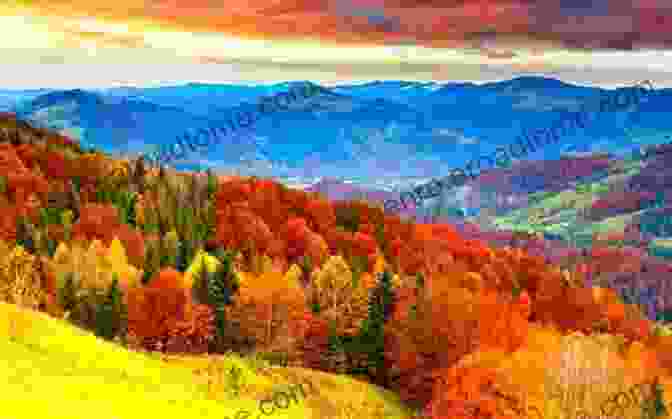 A Colorful Fall Landscape Seasons: Discover Pictures And Facts About Winter Summer Fall And Spring Seasons For Kids