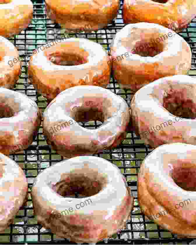 A Delectable Assortment Of Keto Copycat Krispy Kreme Donuts, Glazed And Sprinkled, Arranged On A Plate. Ketogenic Diet: Recipe Instructions To Lose Weight And Eat Well At Home: Keto Copycat Krispy Kreme Donuts