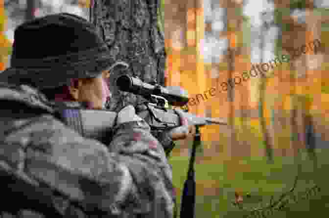 A Hunter Carefully Aiming A Rifle, Their Focus Unwavering Lion #151: Containing Rowing Sailing Riding Driving Racing Hunting Shooting And Other Manly Sports