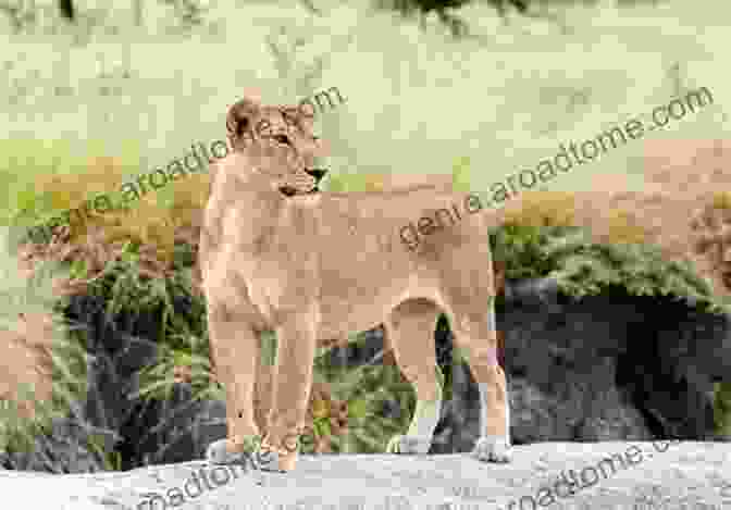 A Lioness Standing On A Rock, Looking Out Over The Savanna The Lioness Hiding Inside: A Memoir Of Nicole Davidsohn