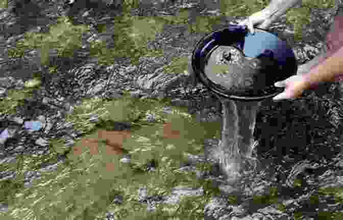 A Man Panning For Gold In A River In South Carolina Gold Panning In South Carolina (Gold Panning In The United States 10)