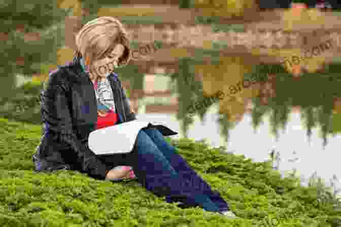 A Woman Reading A Bible On A Park Bench, Surrounded By Lush Greenery And A Serene Atmosphere Finding Ourselves In The Bible: The Path To Personal Growth Through Scripture