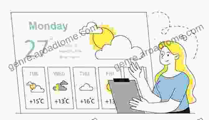 A Young Girl Looking At A Weather Forecast On A Computer Children S Book: One Rainy Weekend Weather Forecasting For Kids