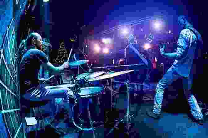 An Electrifying Image Of The Author Performing On Stage, Lost In The Passion And Energy Of Live Music Fall To Pieces: A Memoir Of Drugs Rock N Roll And Mental Illness