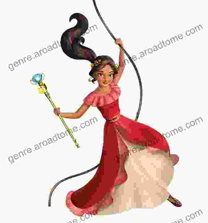 Elena Of Avalor Swings From A Vine Near A Cascading Waterfall. Royal Vacation (Disney Elena Of Avalor) (Little Golden Book)