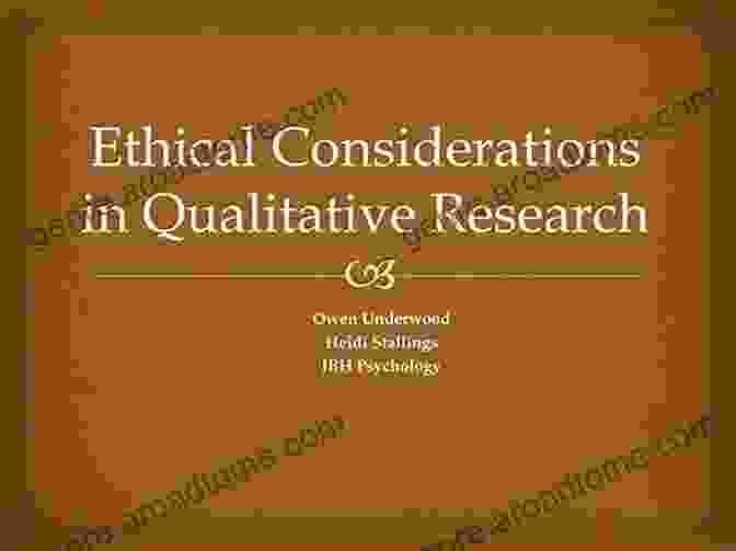 Ethical Considerations In Theory Based Qualitative Research Advanced Qualitative Research: A Guide To Using Theory