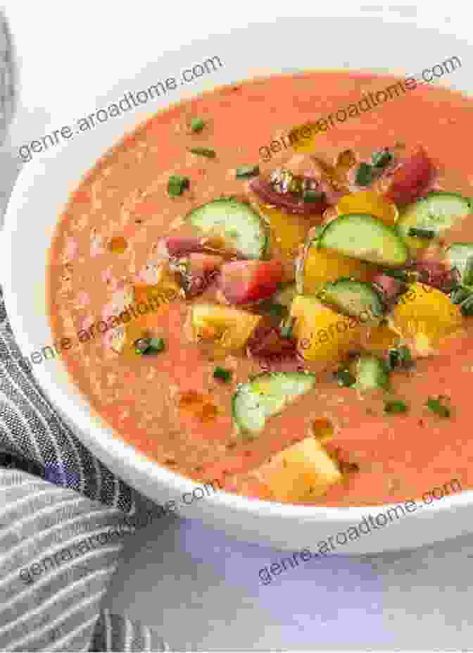 Gazpacho Andaluz Easy Spanish Recipes: Creat Quickly And Delicious Spanish Food: Spanish Yummy Recipes