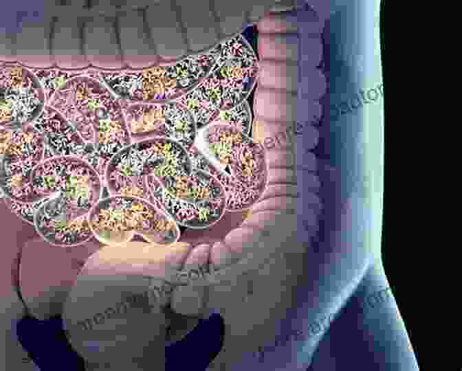 Image Of A Healthy Gut Microbiota With Vibrant Colors And Diverse Microorganisms Gut Microbiota: Interactive Effects On Nutrition And Health