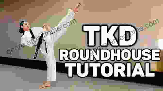 Image Of A Tae Kwon Do Practitioner Executing A Powerful Roundhouse Kick Advancing In Tae Kwon Do