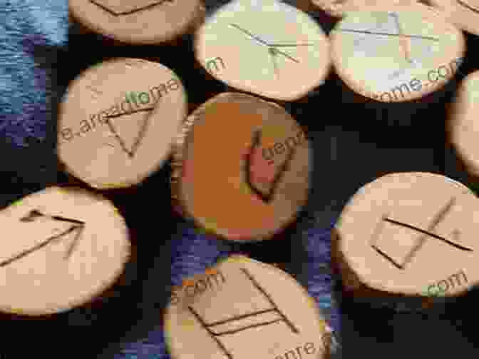 Image Of The Briton Runes Spread Out On A Wooden Surface The Briton Runes