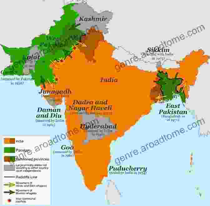 India And Pakistan Partition Map The British Raj: The History Of The British In India And Pakistan