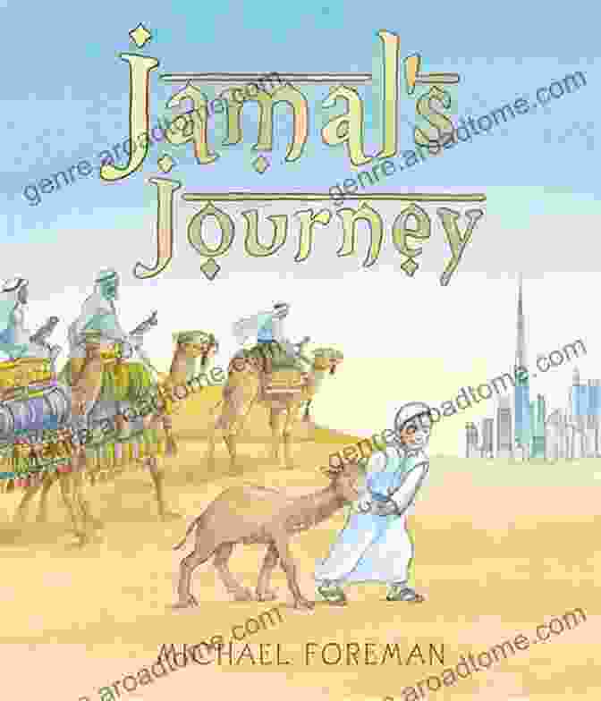 Jamal's Journey Cover, Featuring A Young Man Standing At The Edge Of A Vast Desert, Gazing Out Into The Horizon Jamal S Journey