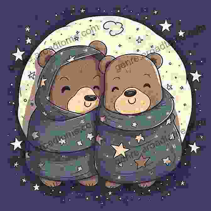 Mama Bear And Little Bear Sleeping Peacefully Beneath A Starry Sky The Road To Mama Bear