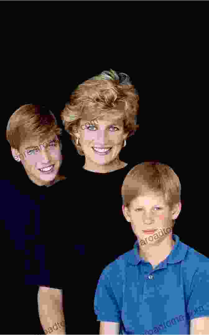 Princess Diana With Her Sons, Prince William And Prince Harry The Real Diana Lady Colin Campbell