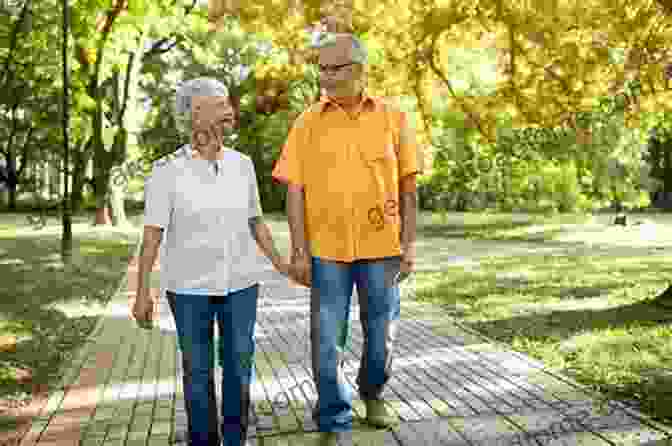 Senior Couple Enjoying A Walk In Nature Retrospective Wellness : Your Guide To A Long Healthy Life