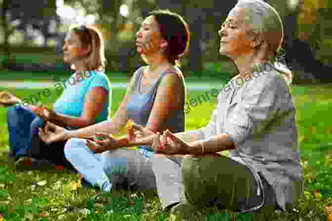 Senior Woman Meditating In A Tranquil Setting Retrospective Wellness : Your Guide To A Long Healthy Life