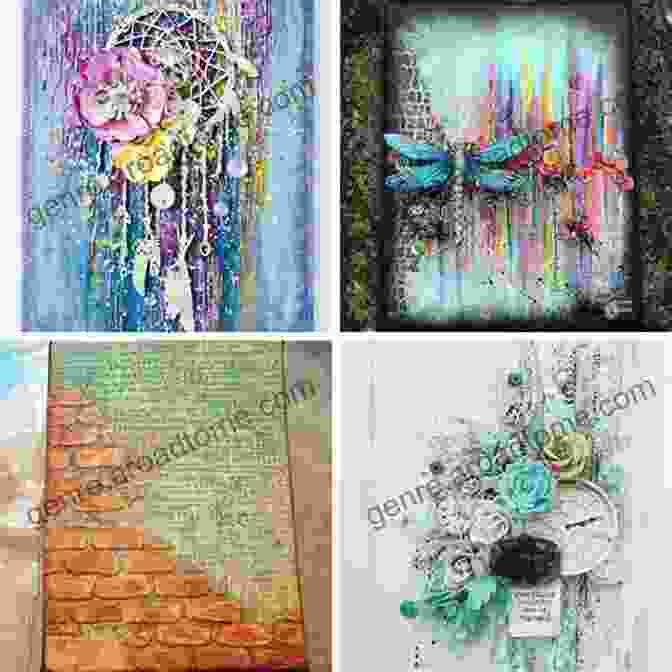 Vibrant And Expressive Abstract Art Painting Created Using Mixed Media Abstract Art Painting: Expressions In Mixed Media