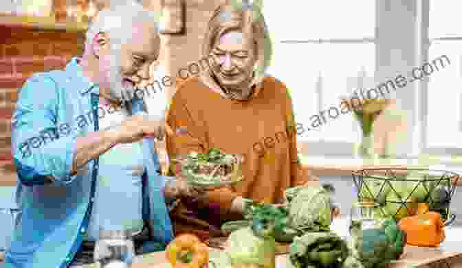 Vibrant And Healthy Senior Couple Enjoying A Nutritious Meal Retrospective Wellness : Your Guide To A Long Healthy Life